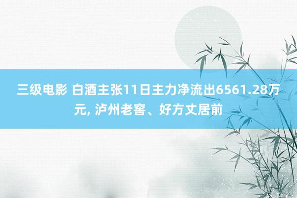 三级电影 白酒主张11日主力净流出6561.28万元， 泸州老窖、好方丈居前