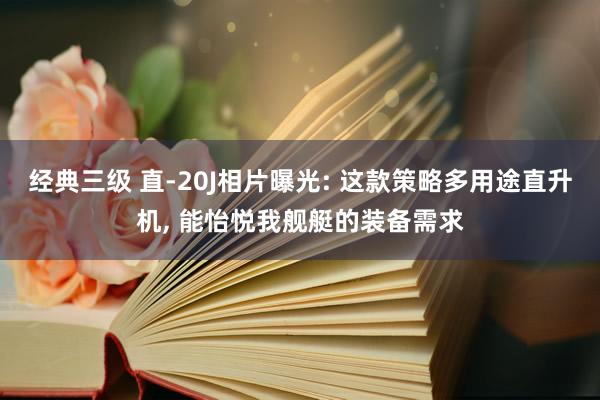 经典三级 直-20J相片曝光: 这款策略多用途直升机， 能怡悦我舰艇的装备需求