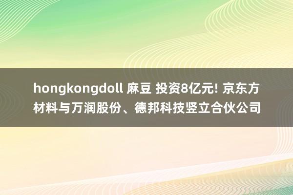 hongkongdoll 麻豆 投资8亿元! 京东方材料与万润股份、德邦科技竖立合伙公司