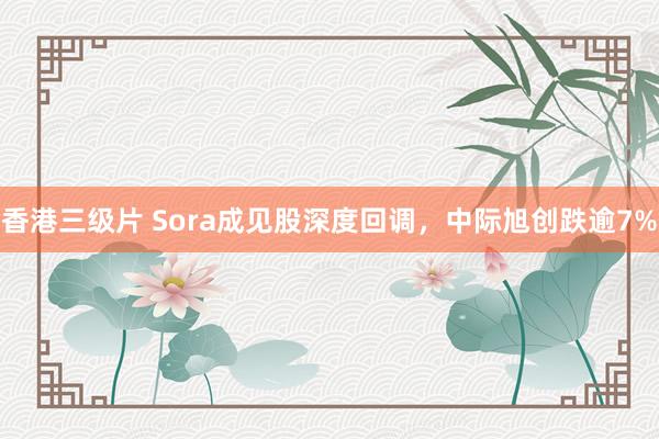 香港三级片 Sora成见股深度回调，中际旭创跌逾7%