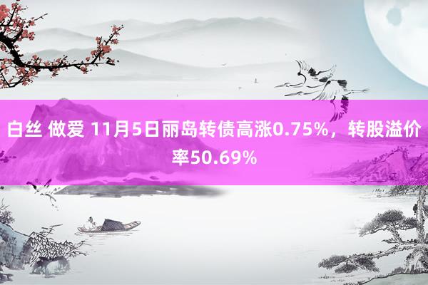 白丝 做爱 11月5日丽岛转债高涨0.75%，转股溢价率50.69%