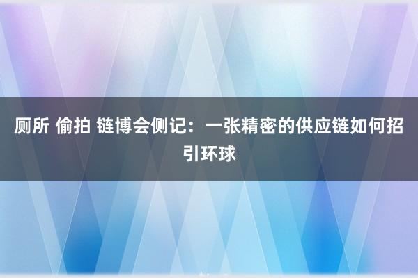 厕所 偷拍 链博会侧记：一张精密的供应链如何招引环球